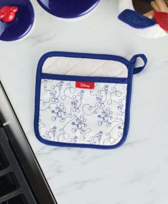 Bon Voyage Mickey-Mouse Print Pot Holder