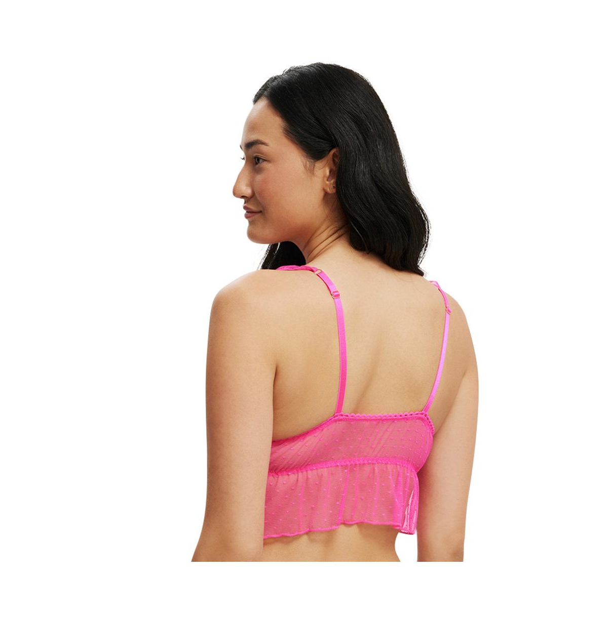 Cotton On Women's Holly Lace Longline Bralette