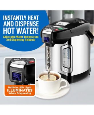 3L Digital Hot Water Dispenser with Adjustable Temperature and 360 Rotating Base - NCHUD43