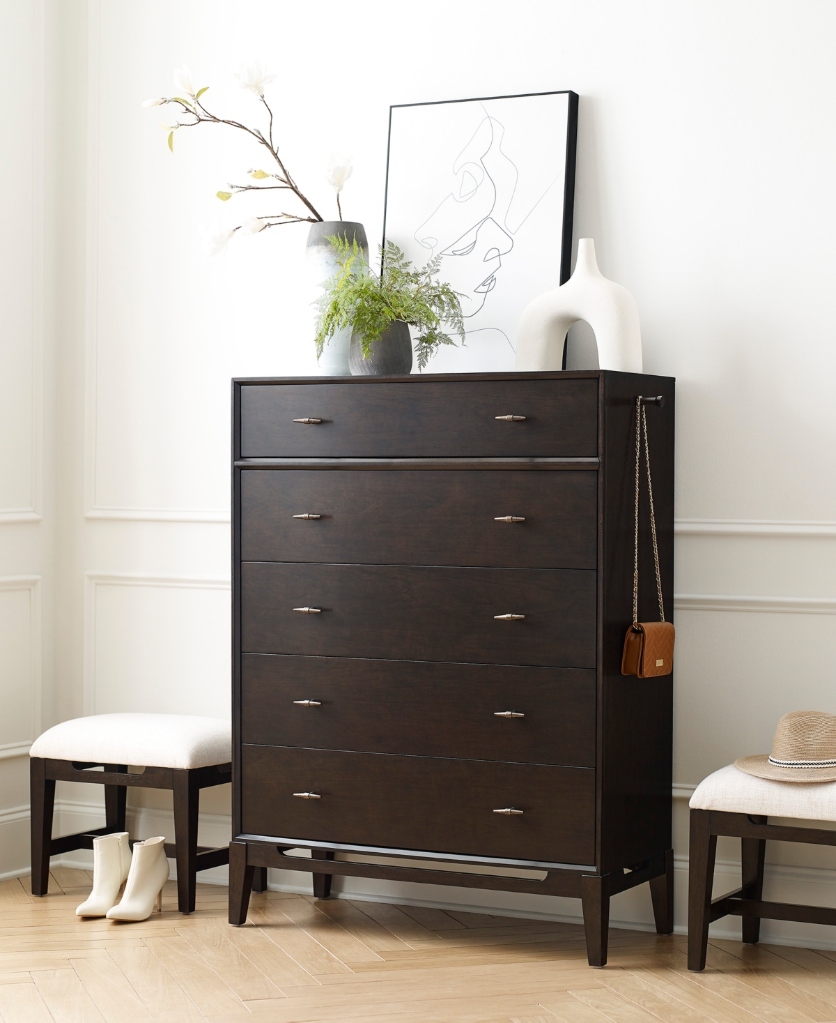 Macy's Addelyn Chest In Brown
