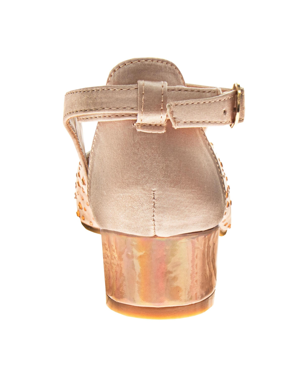 Badgley Mischka Little Girls Low Heeled Dress Shoes. (Little Kids/Big Kids)