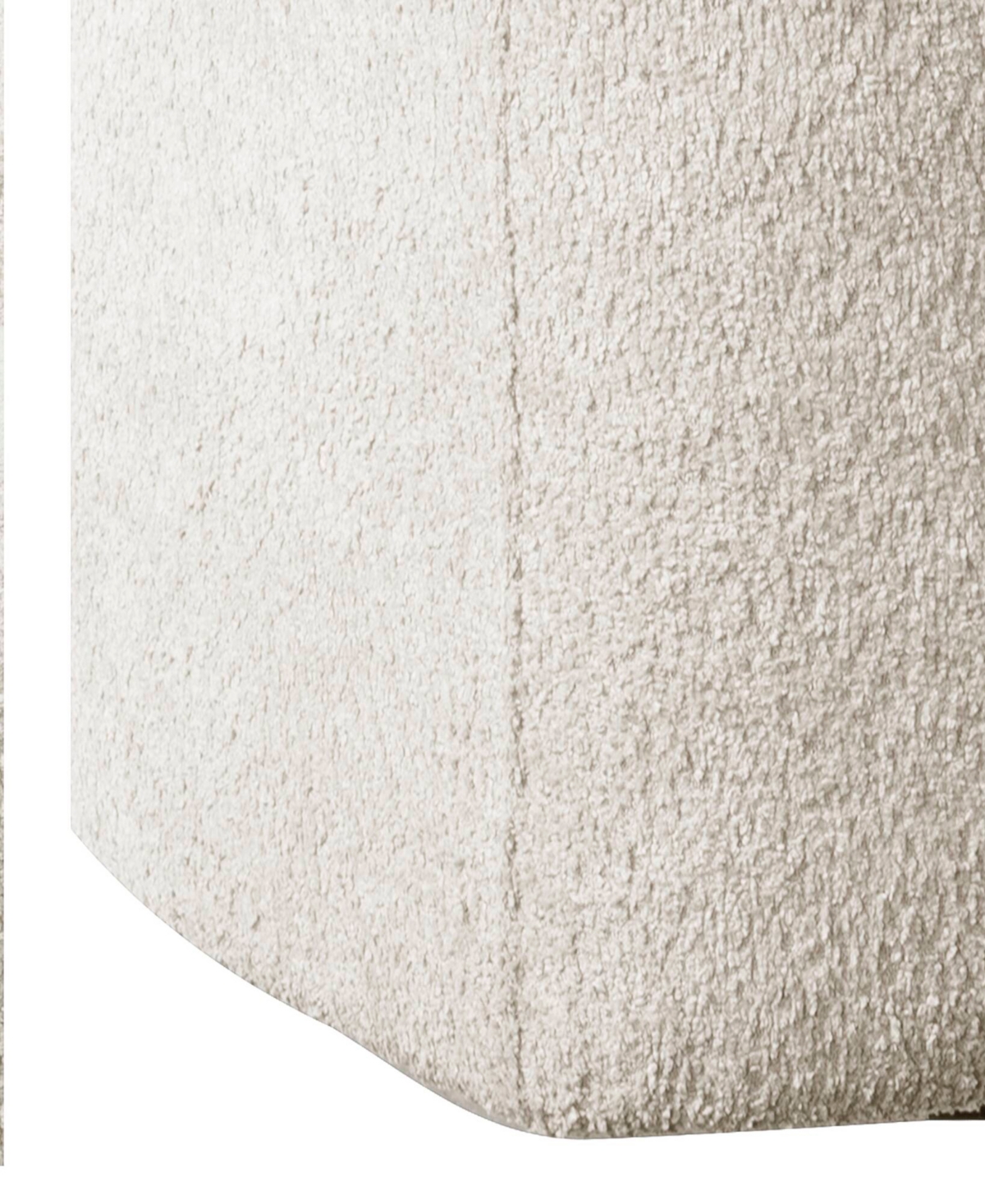 Ink+ivy 30" Wood Bonn Wide Upholstered 360 Degree Swivel Chair In Cream