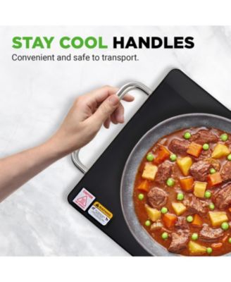 Electric Warming Tray with Non-Stick, Heat-Resistant Glass Plate, 16.5" x 11" Heating Surface - PKWTR30