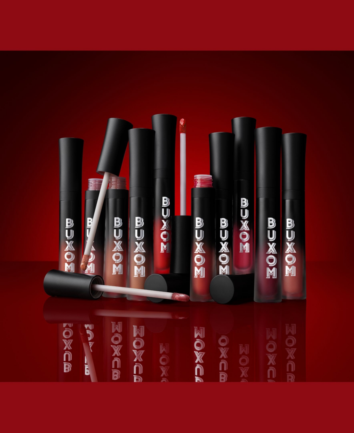 Buxom Cosmetics Full-on Plumping Matte Liquid Lipstick In Red Hot