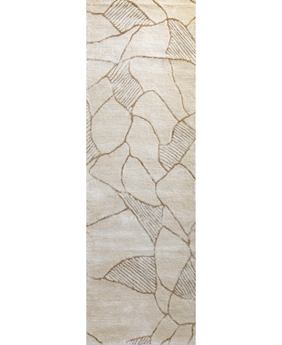Bb Rugs Larchmont Lr390 2'6"x8' Runner Area Rug In Beige