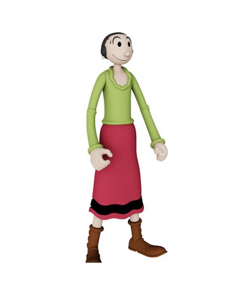 Детская фигурка Popeye Olive Oyl 5" Articulated Retro Action Figure, Ages 8+, цвет: Open Miscellaneous