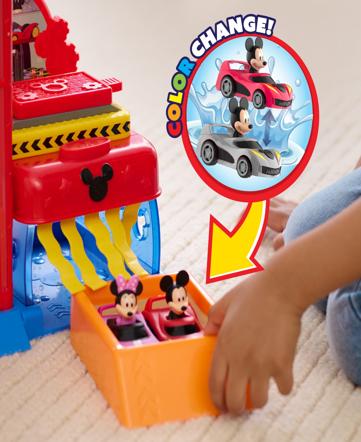 Mickey Mouse Ready To Race Garage Vehicle Toy In No Color