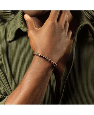 Healing Courage - Tiger's Eye Triple Protection Bracelet