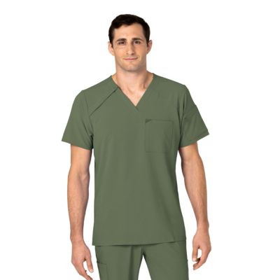 Men's RENEW EZ Zip Scrub Top