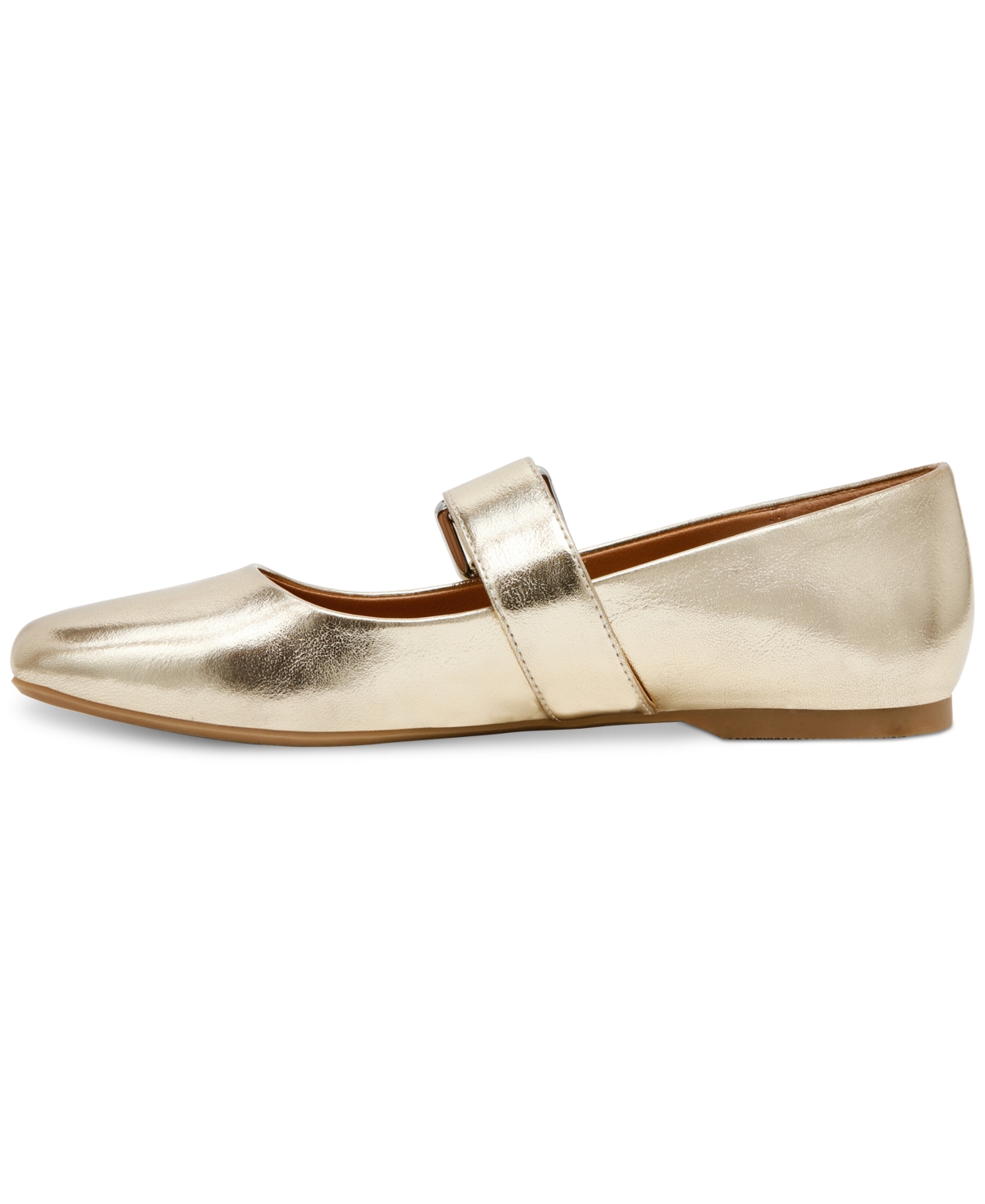 Dv Dolce Vita Women's Mellie Buckle Strap Mary Jane Flats In Gold