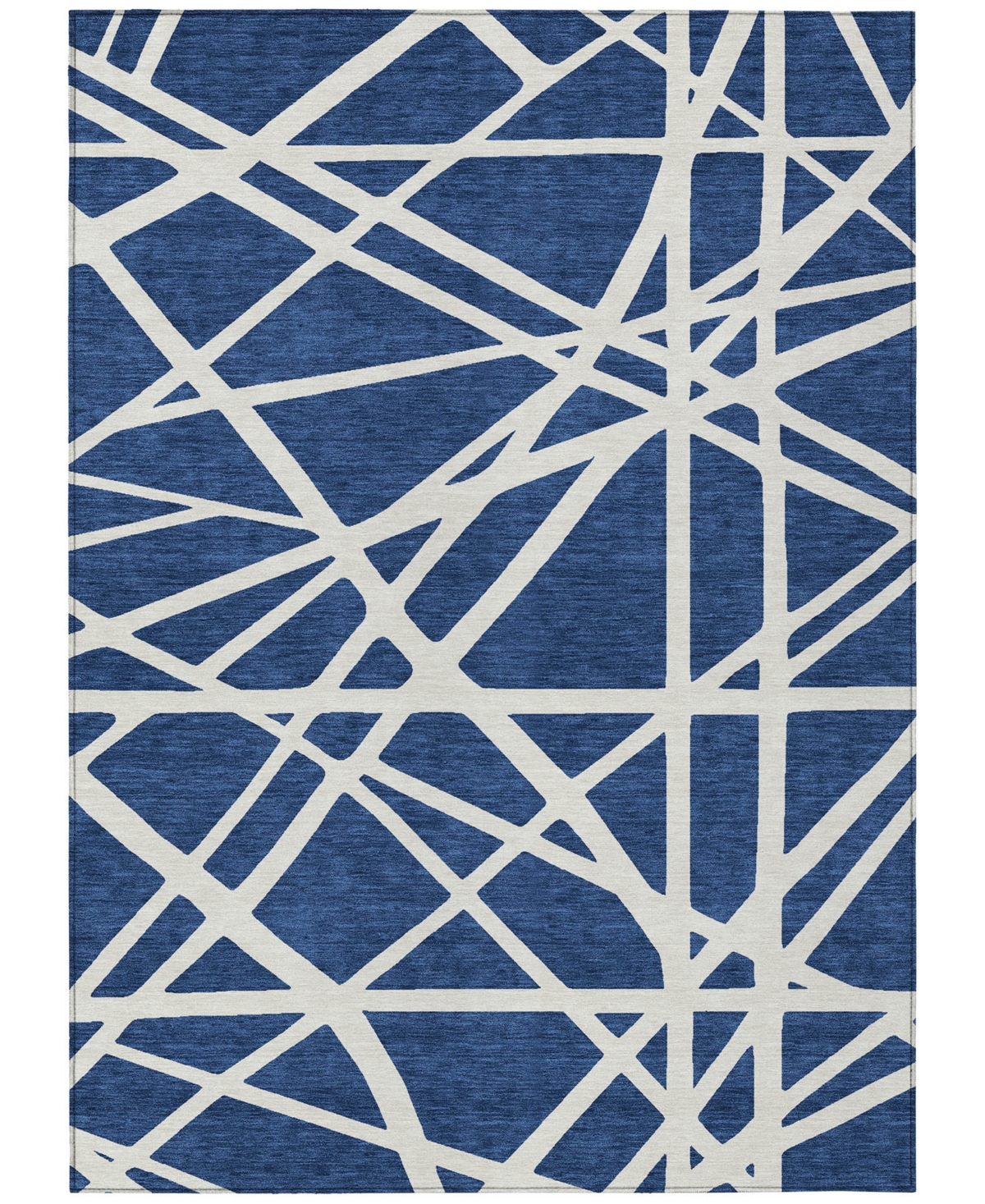 Addison Chantille Machine Washable Acn1040 8'x10' Area Rug In Navy