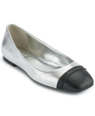 KARL LAGERFELD PARIS - Women's Zayne Square-Toe Ballet Flats