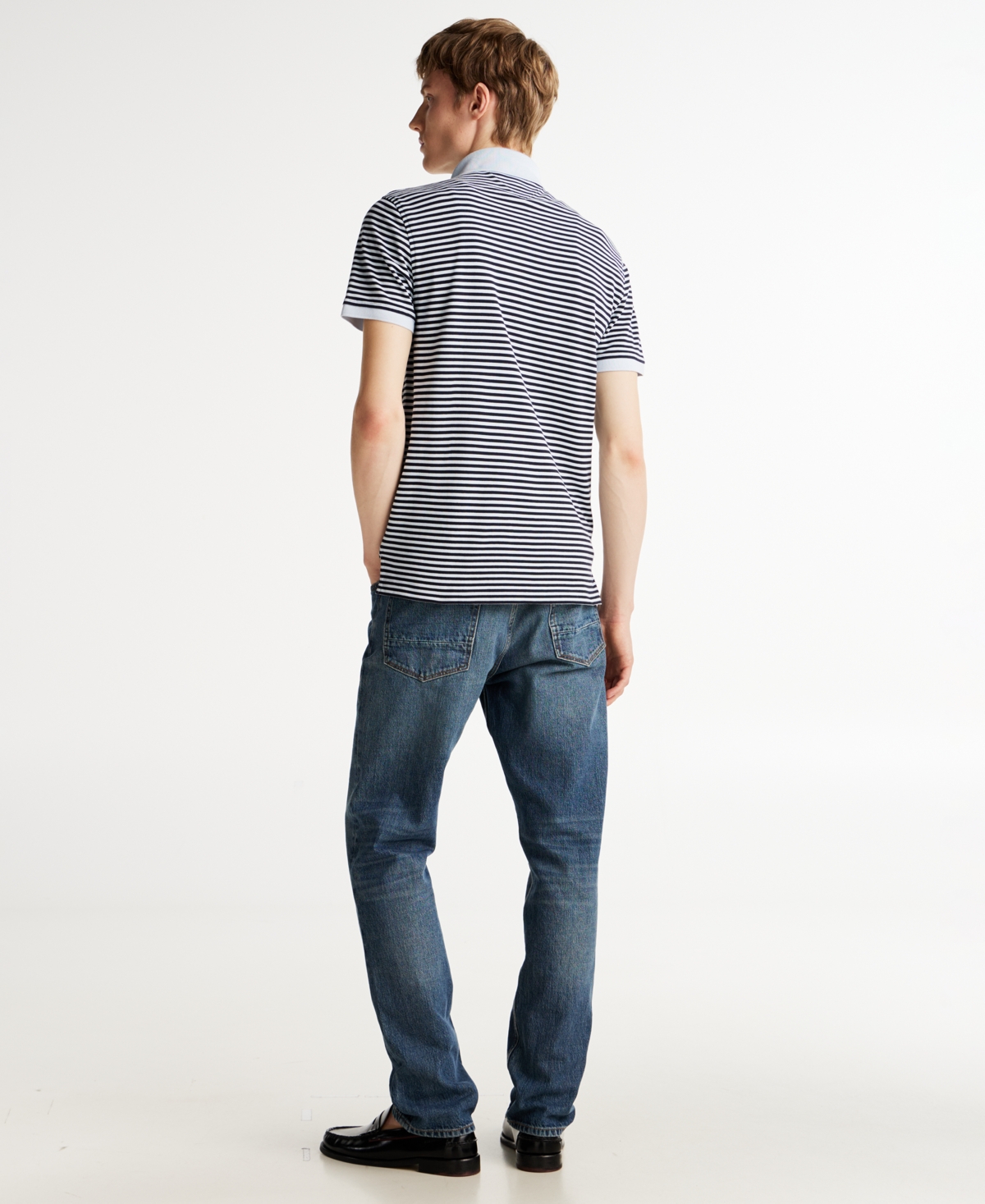 Tommy Hilfiger Men's Cotton Classic Fit 1985 Polo In Breezy Blue,desert Sky