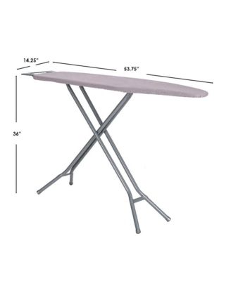 Products Adjustable Height, 4 Leg Ironing Board with Mesh Top and Iron Rest