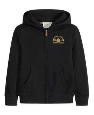 Big Boys Graphic Fleece Zip Up Hoodie
