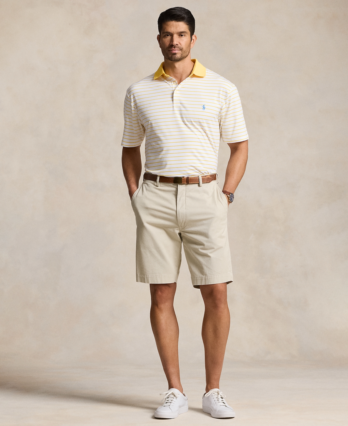 Polo Ralph Lauren Men's Classic-Fit Performance Polo Shirt - Sunfish Yellow