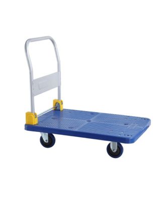 Foldable Push Hand Cart, Platform Truck with 880 lbs. Weight Capacity