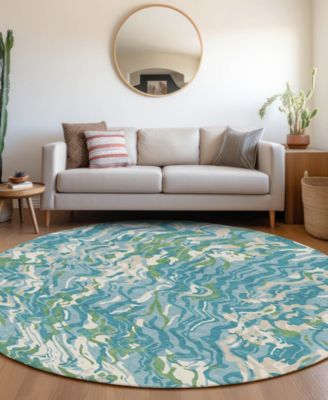 Addison Chantille Machine Washable ACN1038 8'x8' Round Area Rug