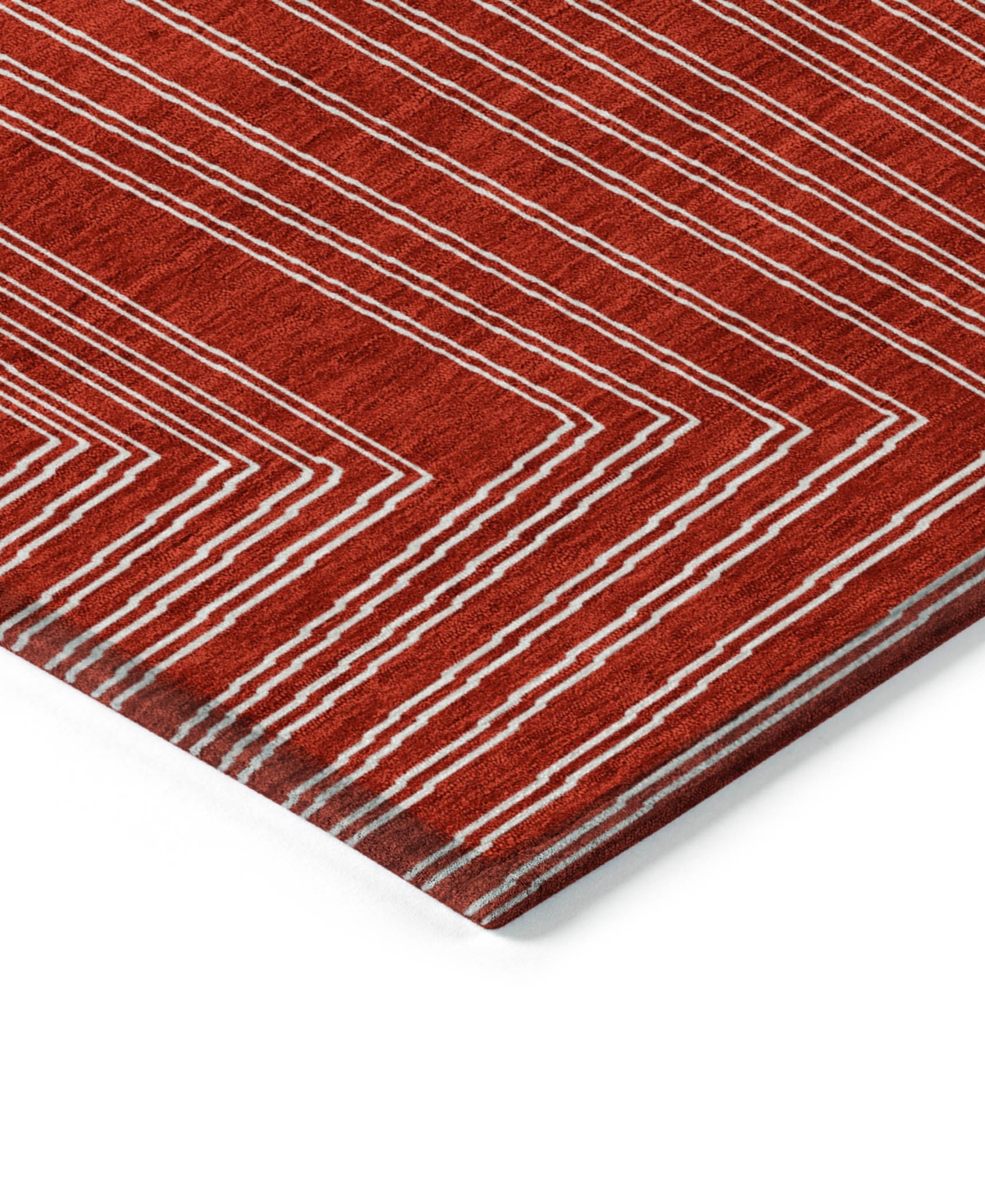 Addison Chantille Machine Washable Acn1045 3'x5' Area Rug In Red