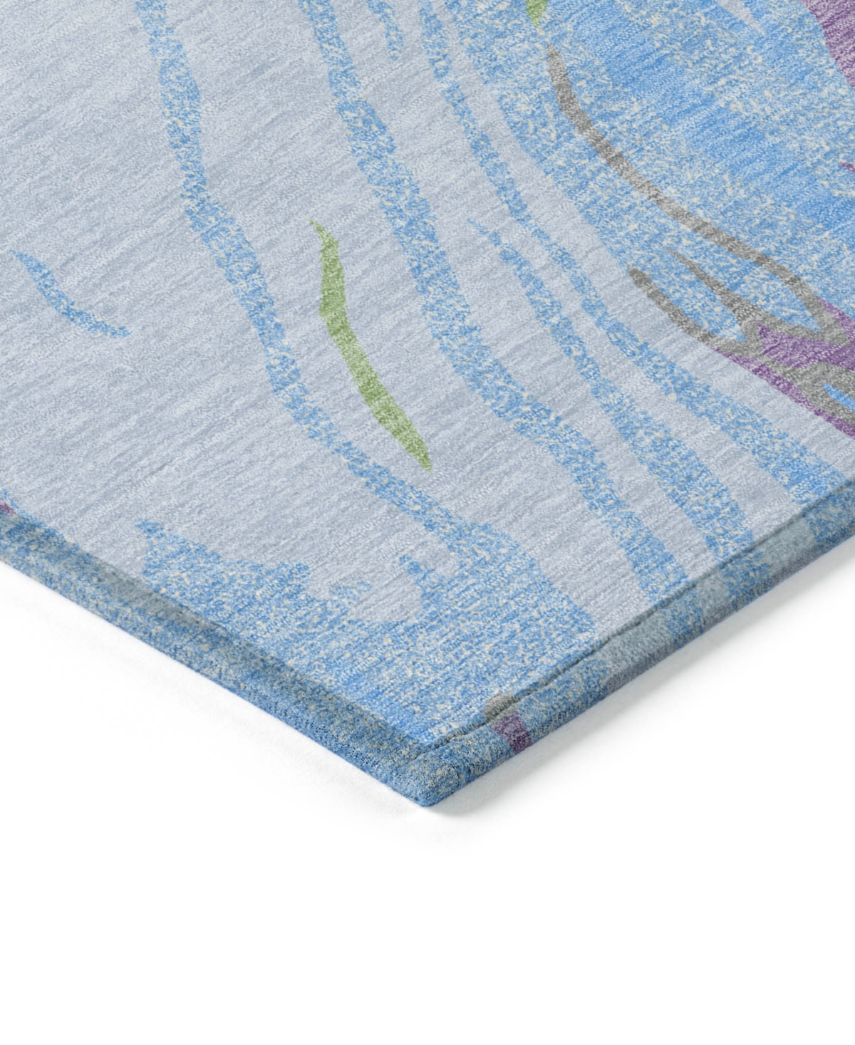 Addison Chantille Machine Washable Acn1037 2'6"x3'10" Area Rug In Mist