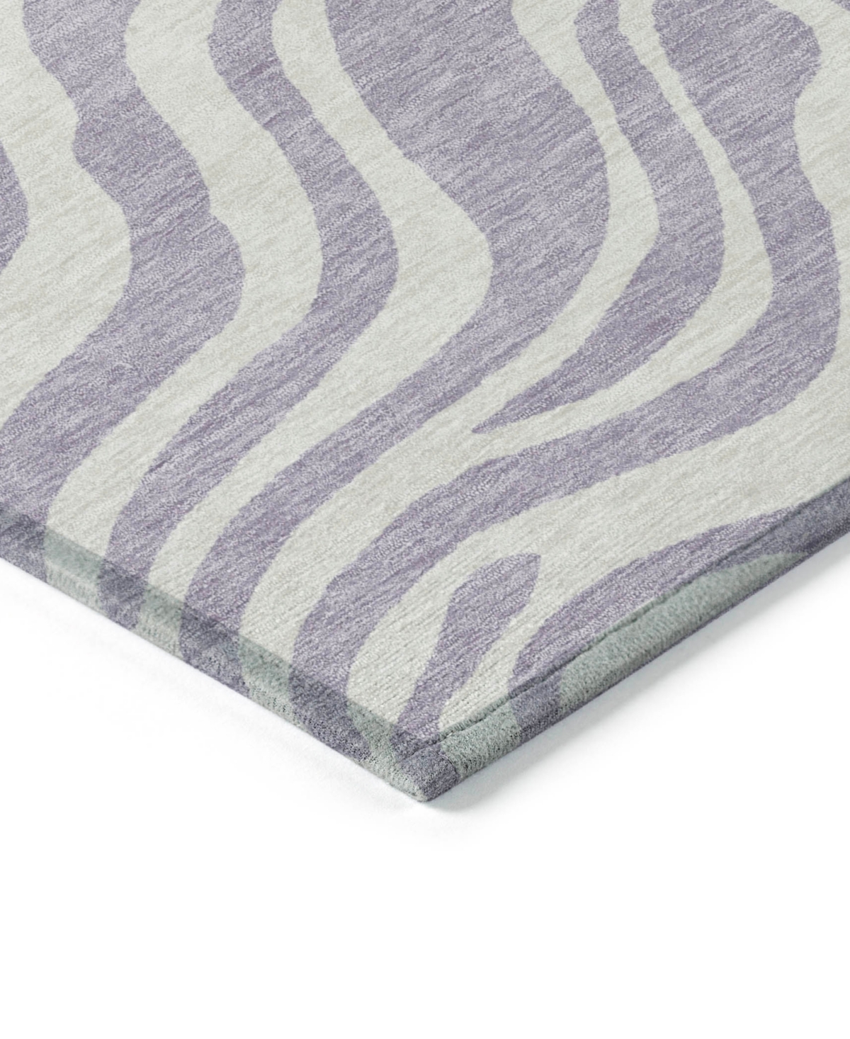 Addison Chantille Machine Washable Acn1042 2'3"x7'6" Runner Area Rug In Lavender