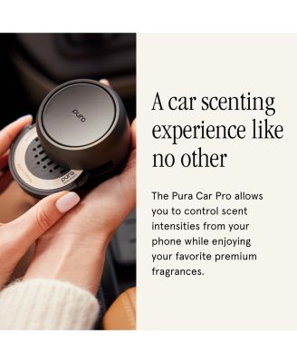 Car Pro - Portable Smart Fragrance Diffusion device - Rechargeable - Auto Start and Stop - Adjustable Intensity - Car Air Freshener