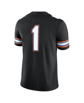 Men's 1 Black Florida Gators Alternate Game Jersey
