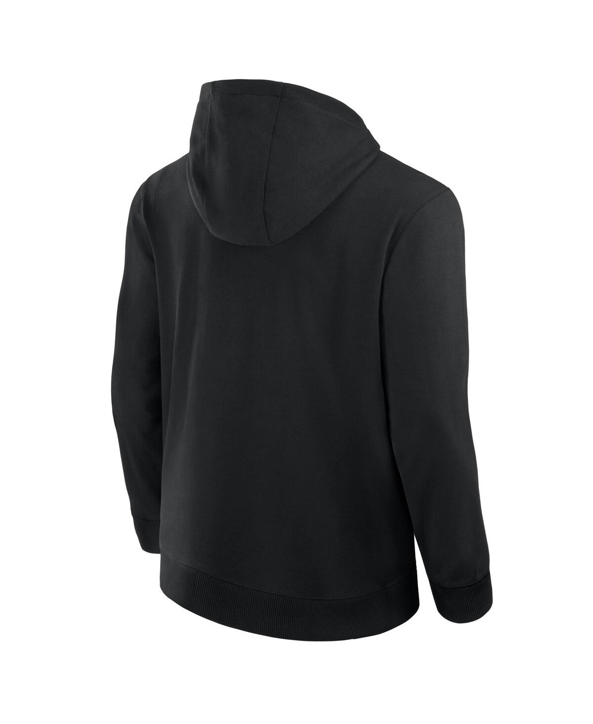 Fanatics Men's And Women's Black San Francisco 49ers Front Office Full-zip Hoodie In Black