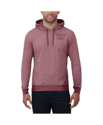 Men's Burgundy Washington Commanders Tonal Knit Pullover Hoodie