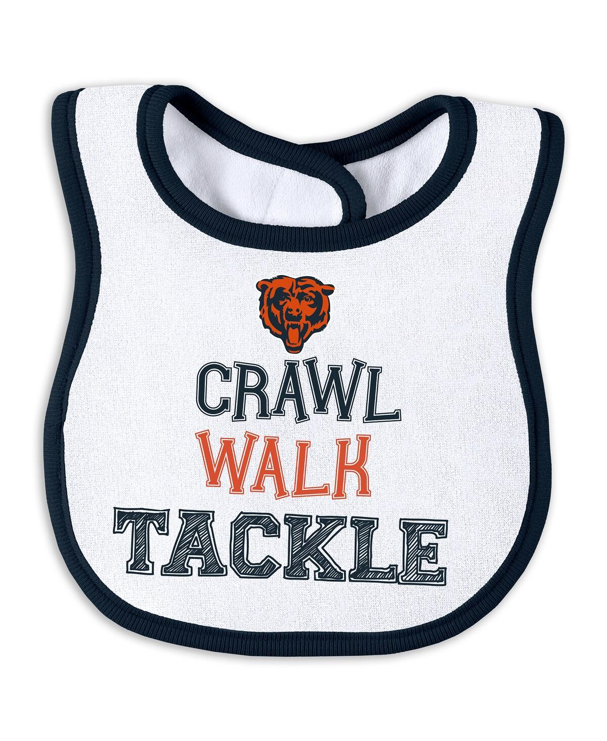 WEAR BY ERIN ANDREWS BABY BOYS AND GIRLS CHICAGO BEARS SLEEP PLAY SET 