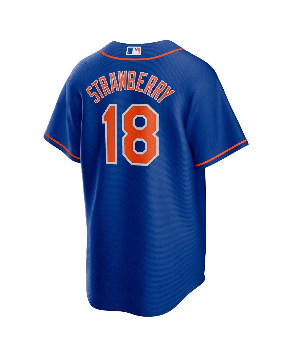 Nike Men's Darryl StrawberryNew York Mets Alternate Replica Player Jersey - Royal
