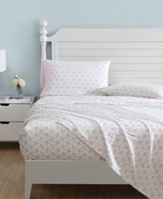 200-Thread Count Cotton Percale 4 -Pc. Sheet Set, Queen