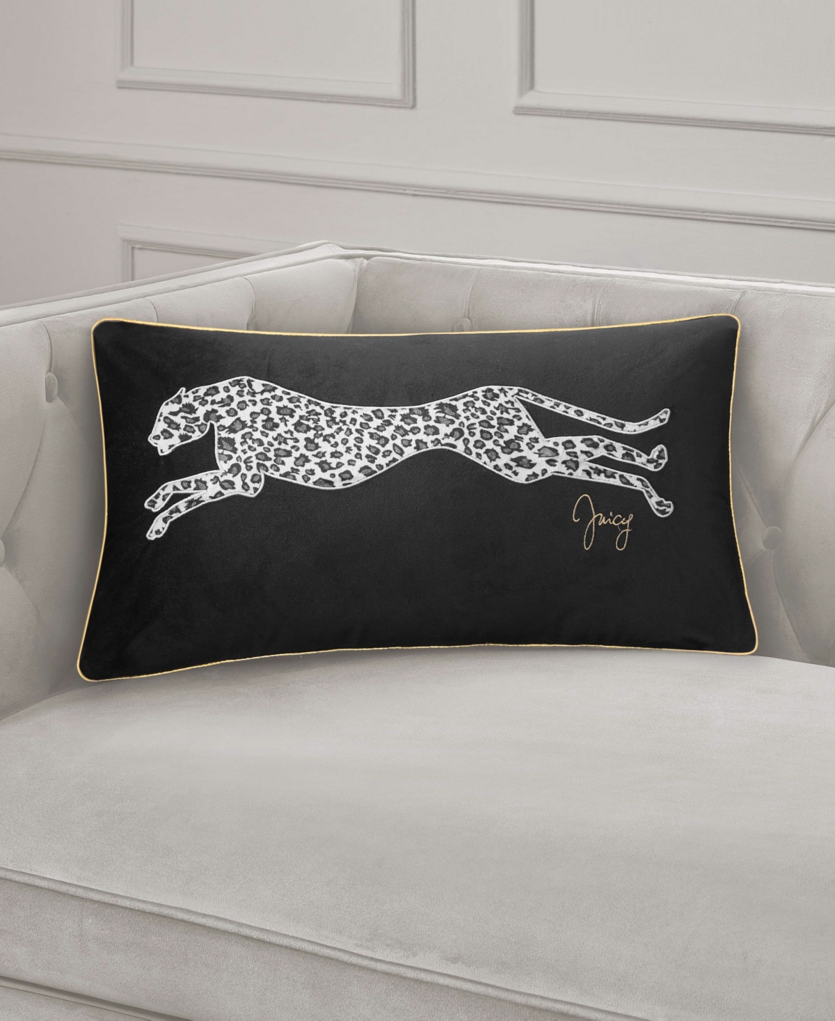 Juicy Couture Velvet Cheetah Pillow, 14