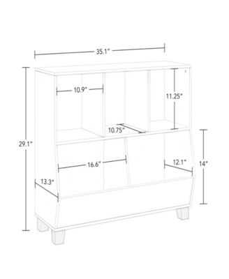 Kids Catch All Multi Cubby Toy Organizer