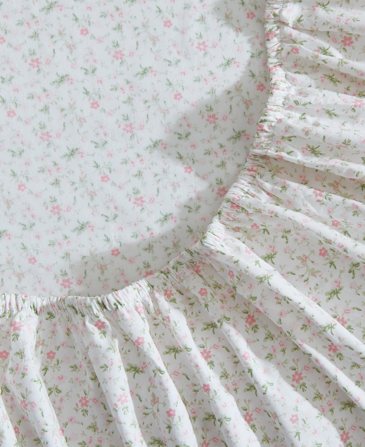 Laura Ashley 200-thread Cotton 4 -pc. Sheet Set, Full In Pretty Pink Evie
