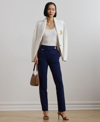 Petite Ponte Ankle Pants