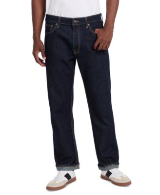 GUESS JEANS - Men's G16 Straight-Fit Selvedge Rinse Wash Jeans