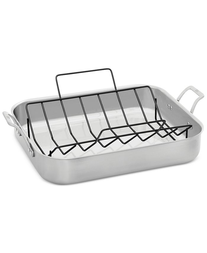 Calphalon Signature Stainless Steel 16" Roaster with Rack Macy's