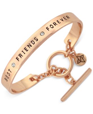 BCBGeneration - Rose Gold-Tone Best Friend Bangle Bracelet