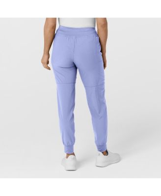 Plus Size W123 Comfort Waist Cargo Jogger Scrub Pant