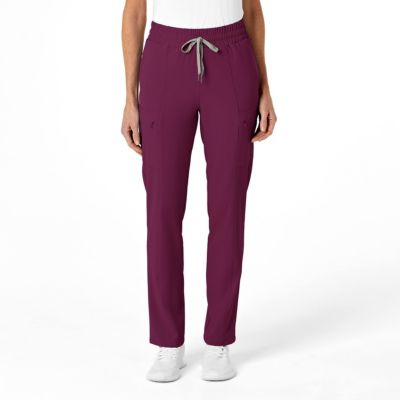 RENEW Women's High Waist Slim Leg Scrub Pant