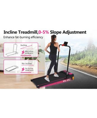 Streamdale Under Desk Folding Treadmill, 0.5-7.5MPH, 300lbs Capacity
