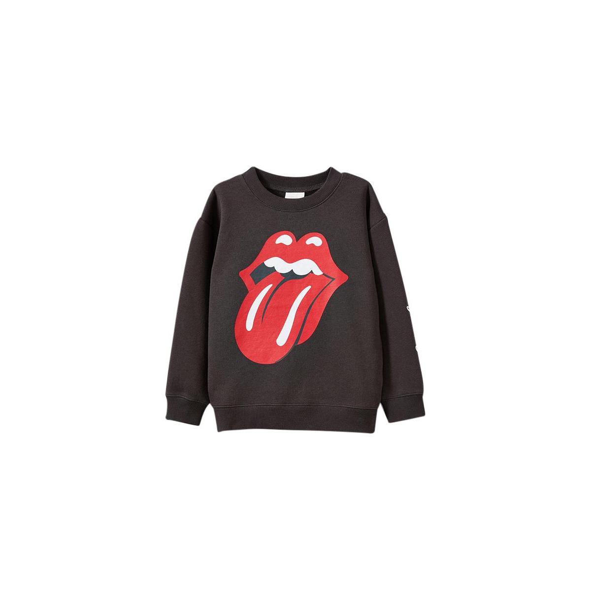 Cotton On Little Boys License Felix Fleece Crew Neck -lcn bra rolling stones