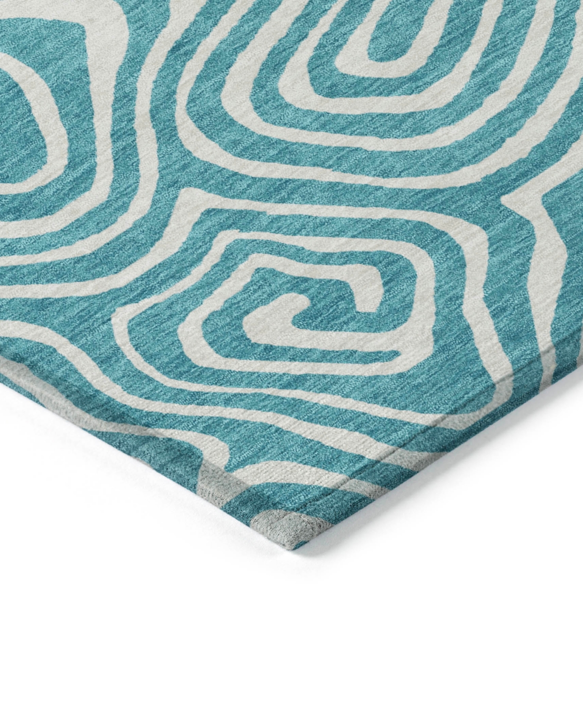 Addison Chantille Machine Washable Acn1020 9'x12' Area Rug In Teal
