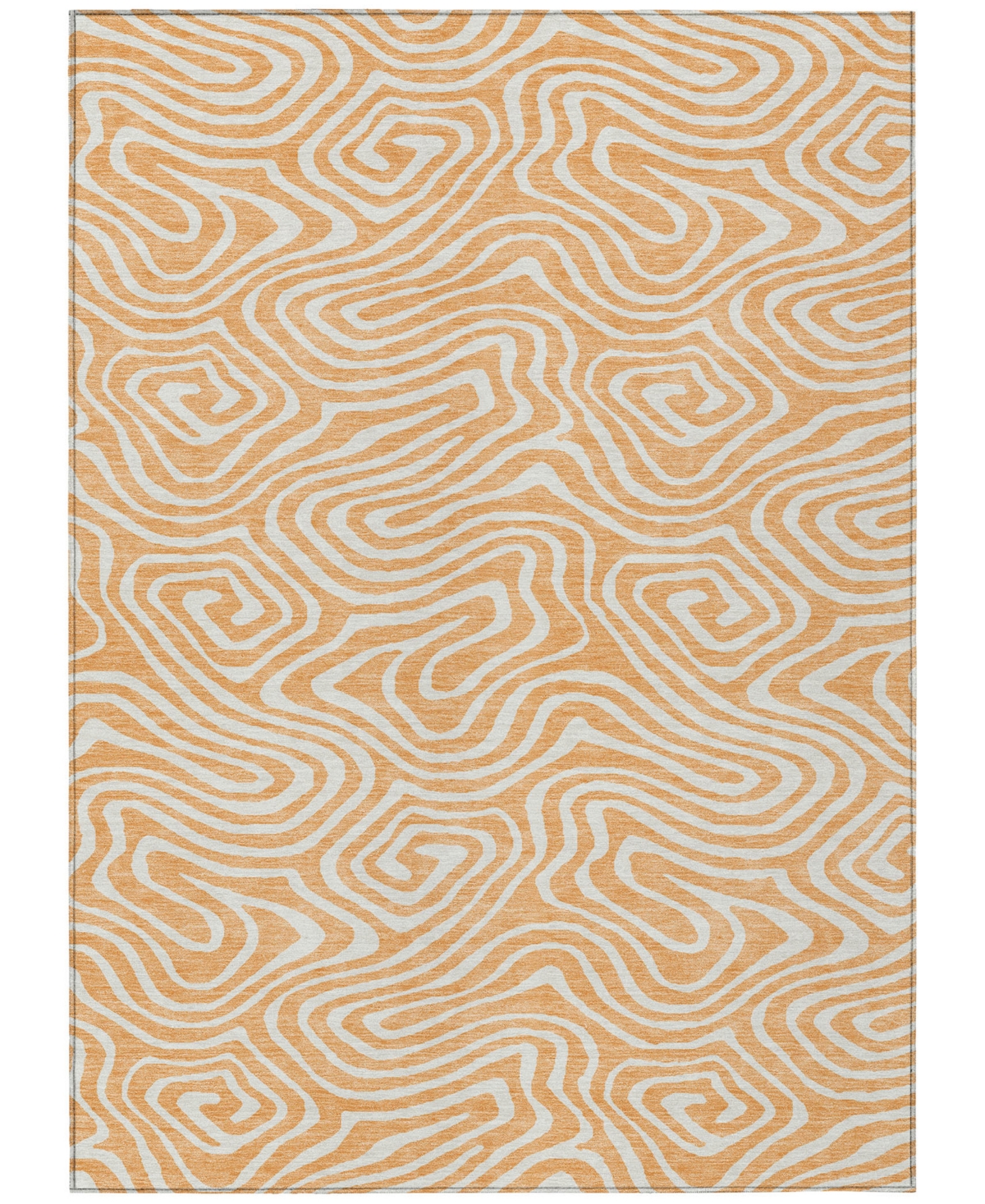 Addison Chantille Machine Washable ACN1020 8'x10' Area Rug - Peach