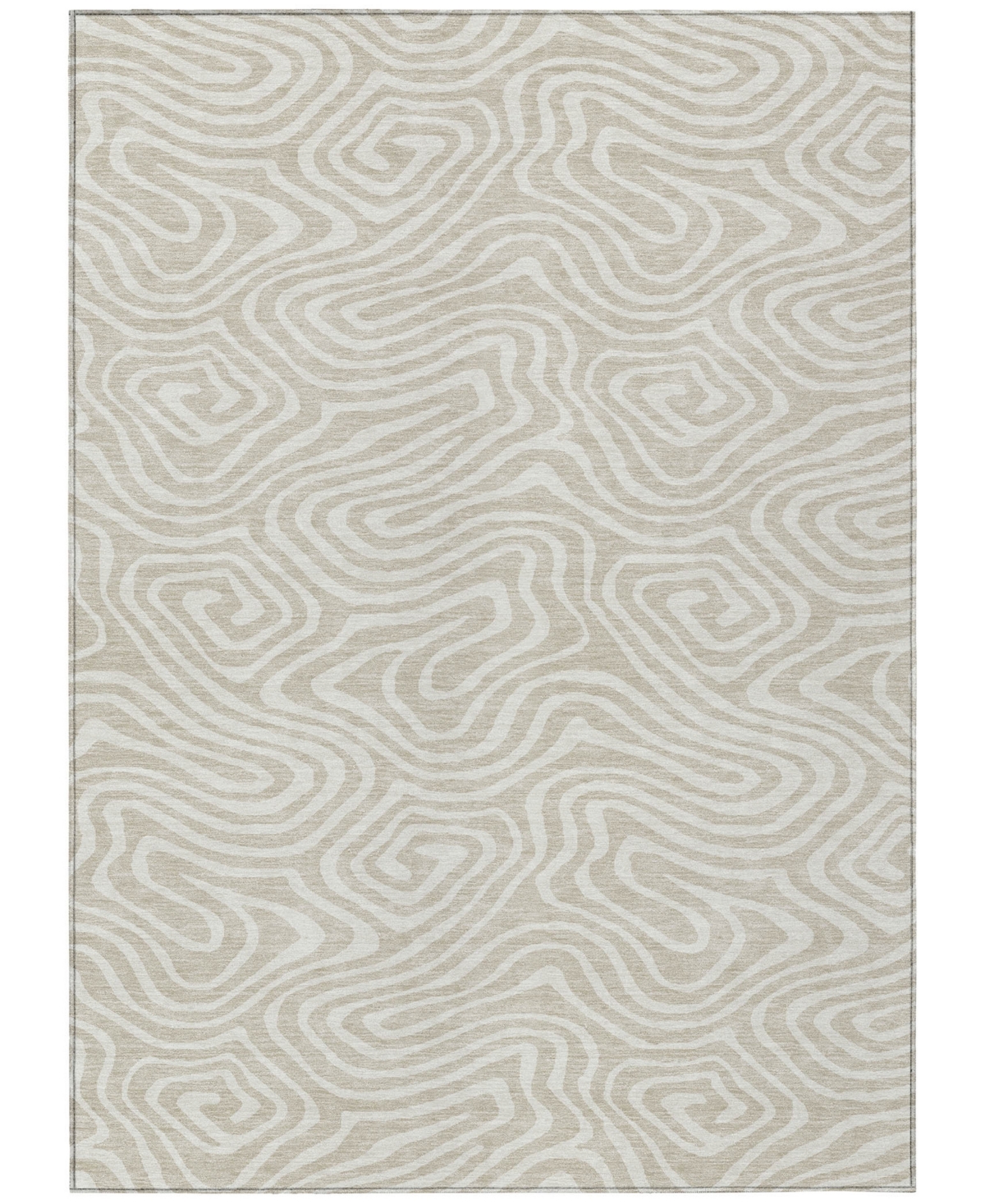 Addison Chantille Machine Washable Acn1020 8'x10' Area Rug In Beige