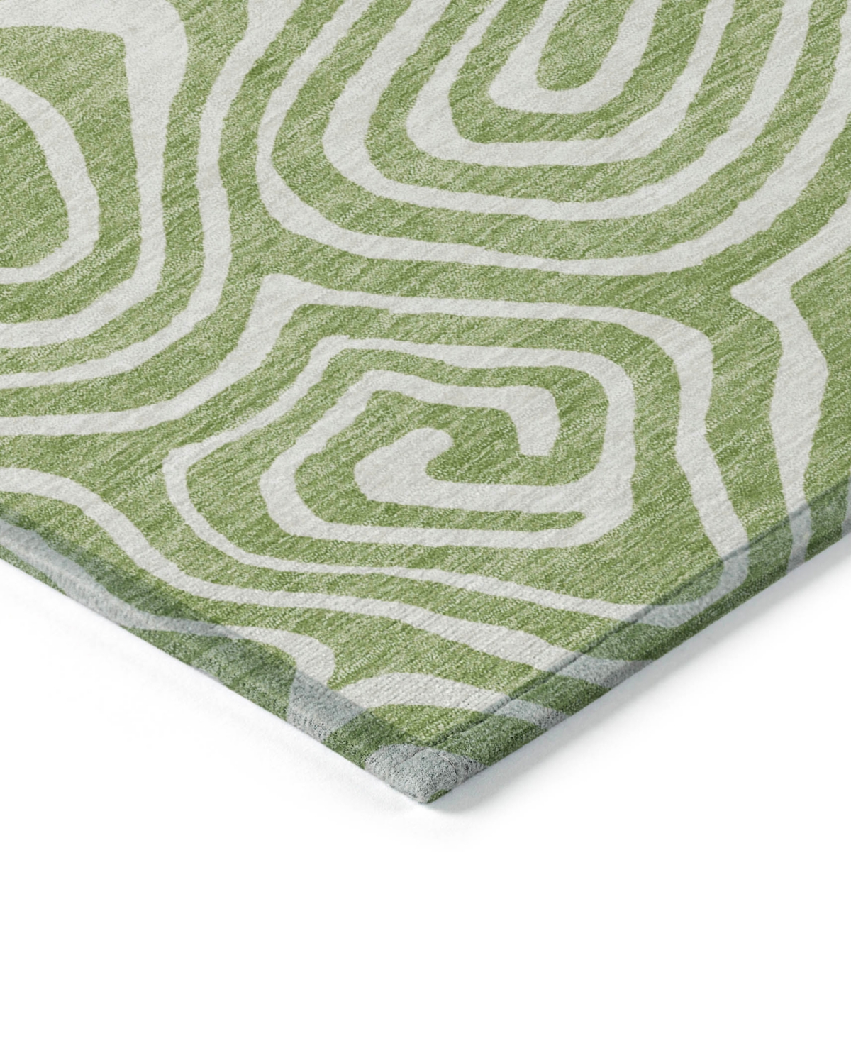 Addison Chantille Machine Washable Acn1020 8'x10' Area Rug In Grass