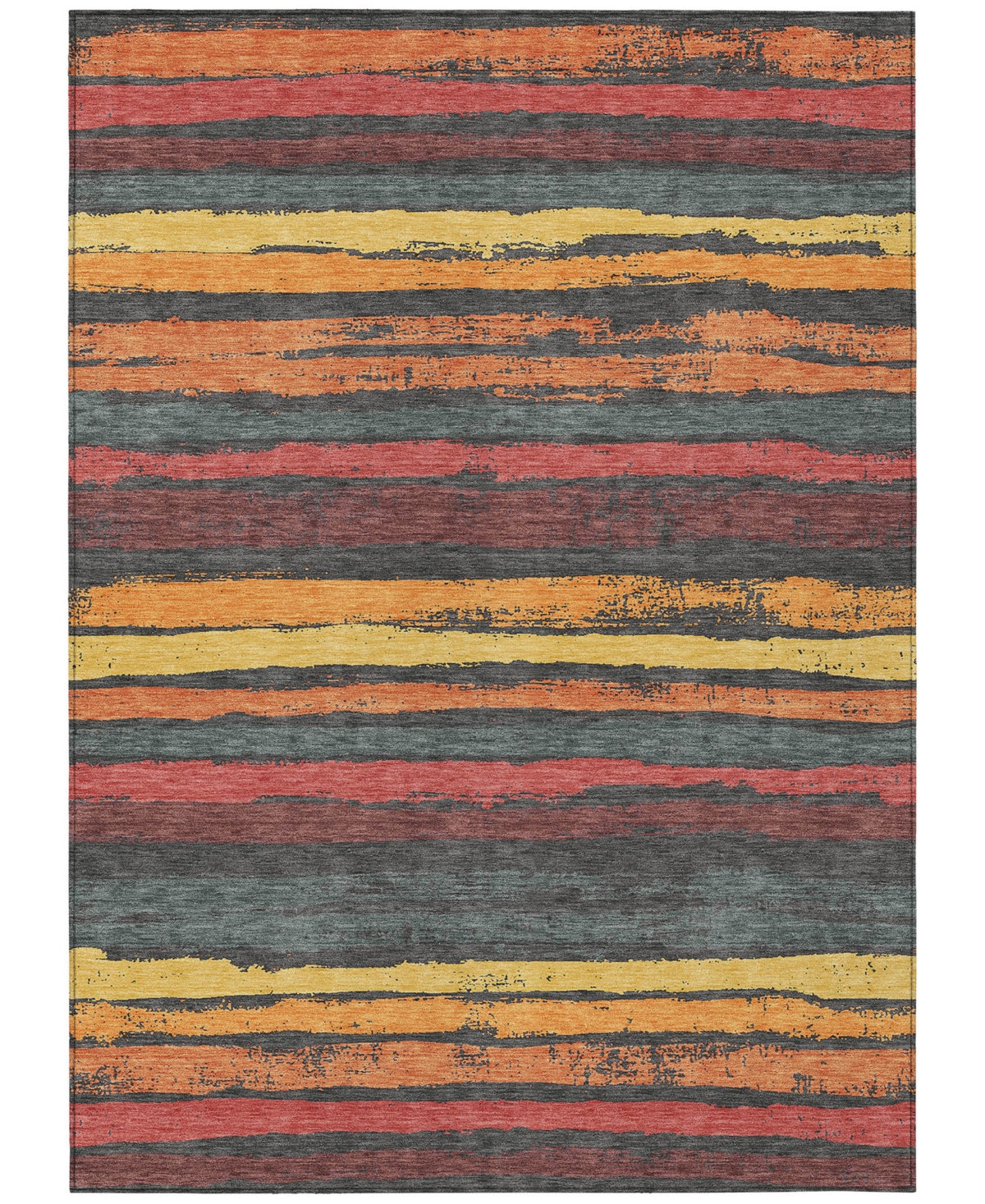 Addison Chantille Machine Washable Acn1019 5'x7'6''area Rug In Slate