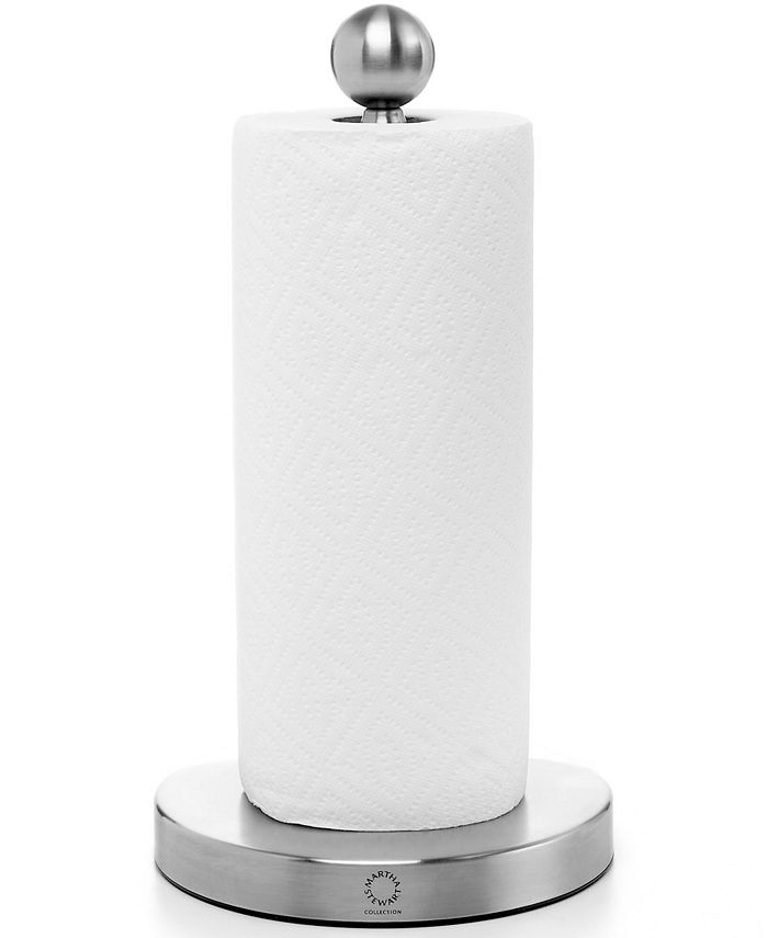 Paper Towel Holder Ratchet Mechanism For Countertop Bathroom