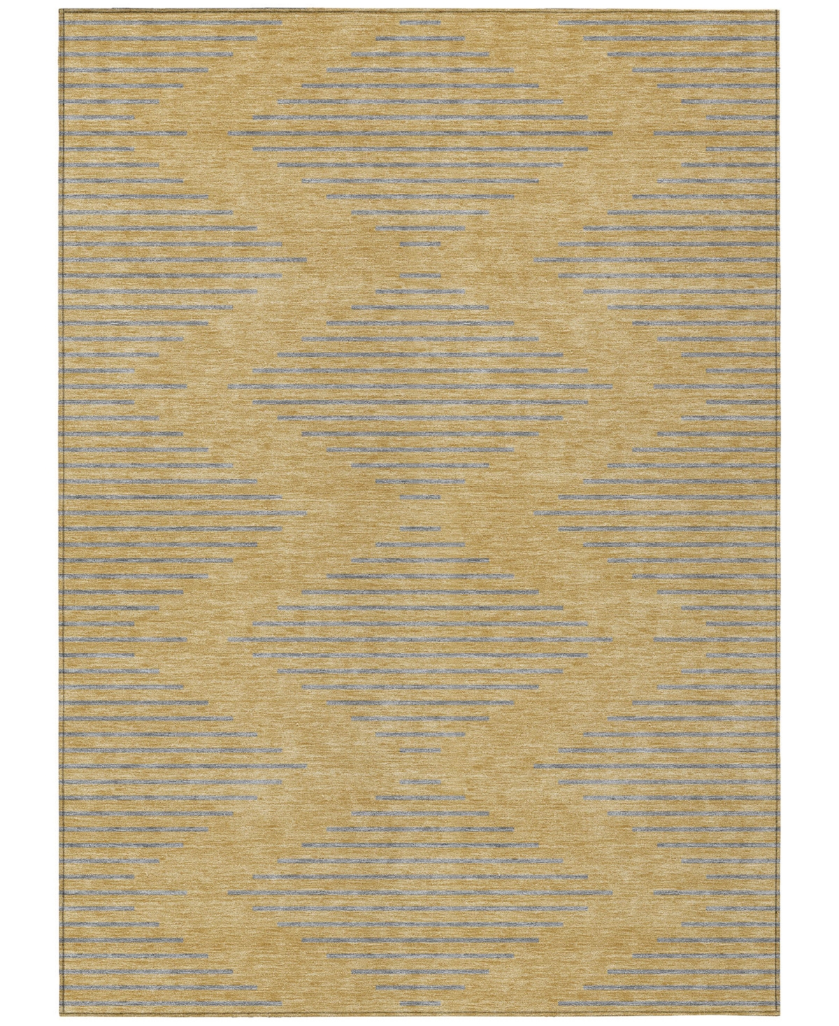 Addison Chantille Machine Washable Acn1017 5'x7'6''area Rug In Gold